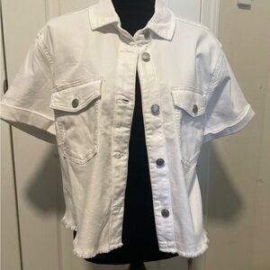 Kohl's White Jean Jacket